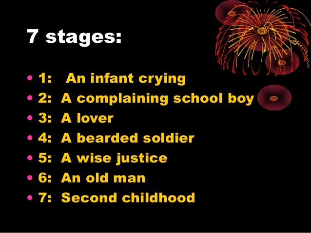 the seven stages of man by william shakespeare analysis
